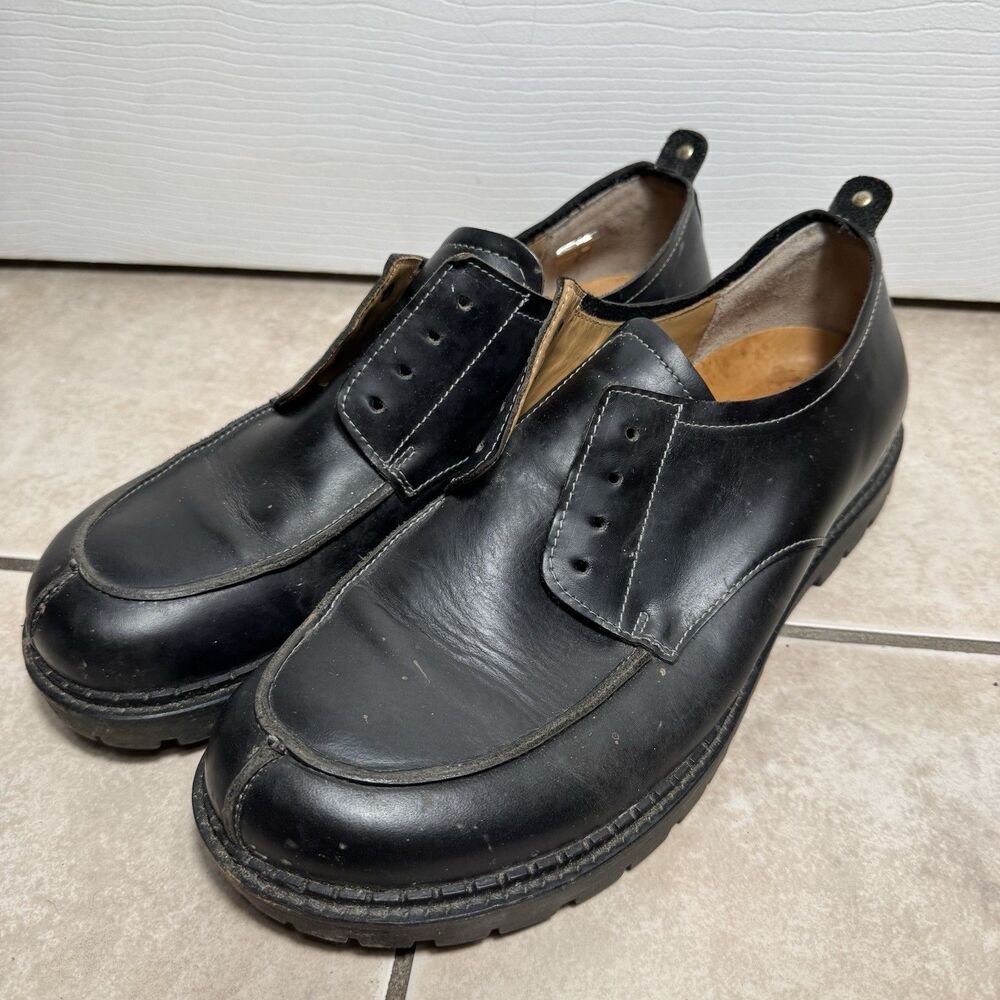 Birkenstock Timmins Men's Black Leather Size 11 Euro 44 Casual Germany